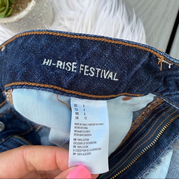 American Eagle Festival Jean Shorts - Picture 3 of 4